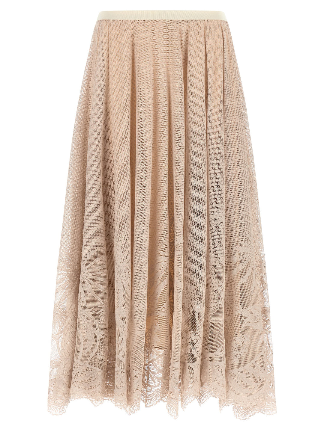 Fabiana Filippi Jacquard Lace Skirt Skirts - Pink | 39537d5d9df0dcf818e40012de3f438c9a1c831f