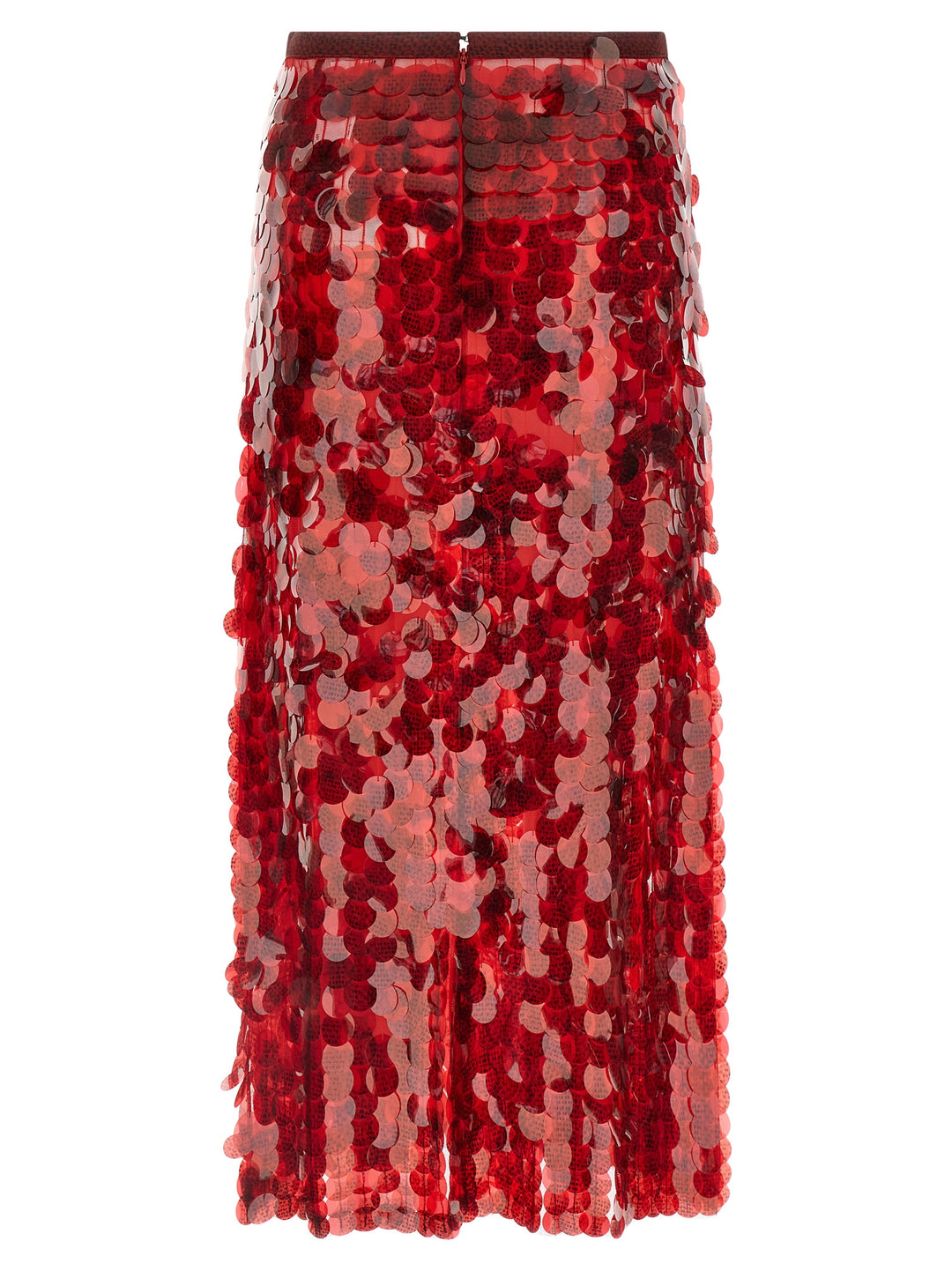 Fabiana Filippi Sequin Skirt Skirts - Red | 8c66ce2673680d3304e62a056c2fb37970dbbd52