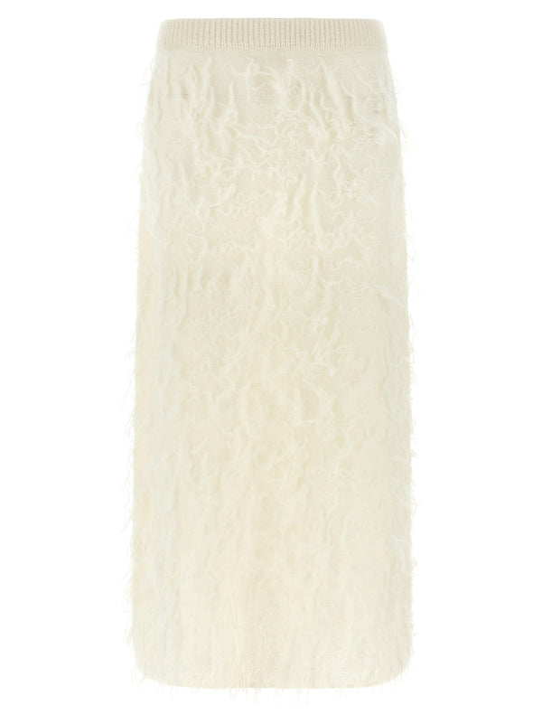 Gauze Skirt White