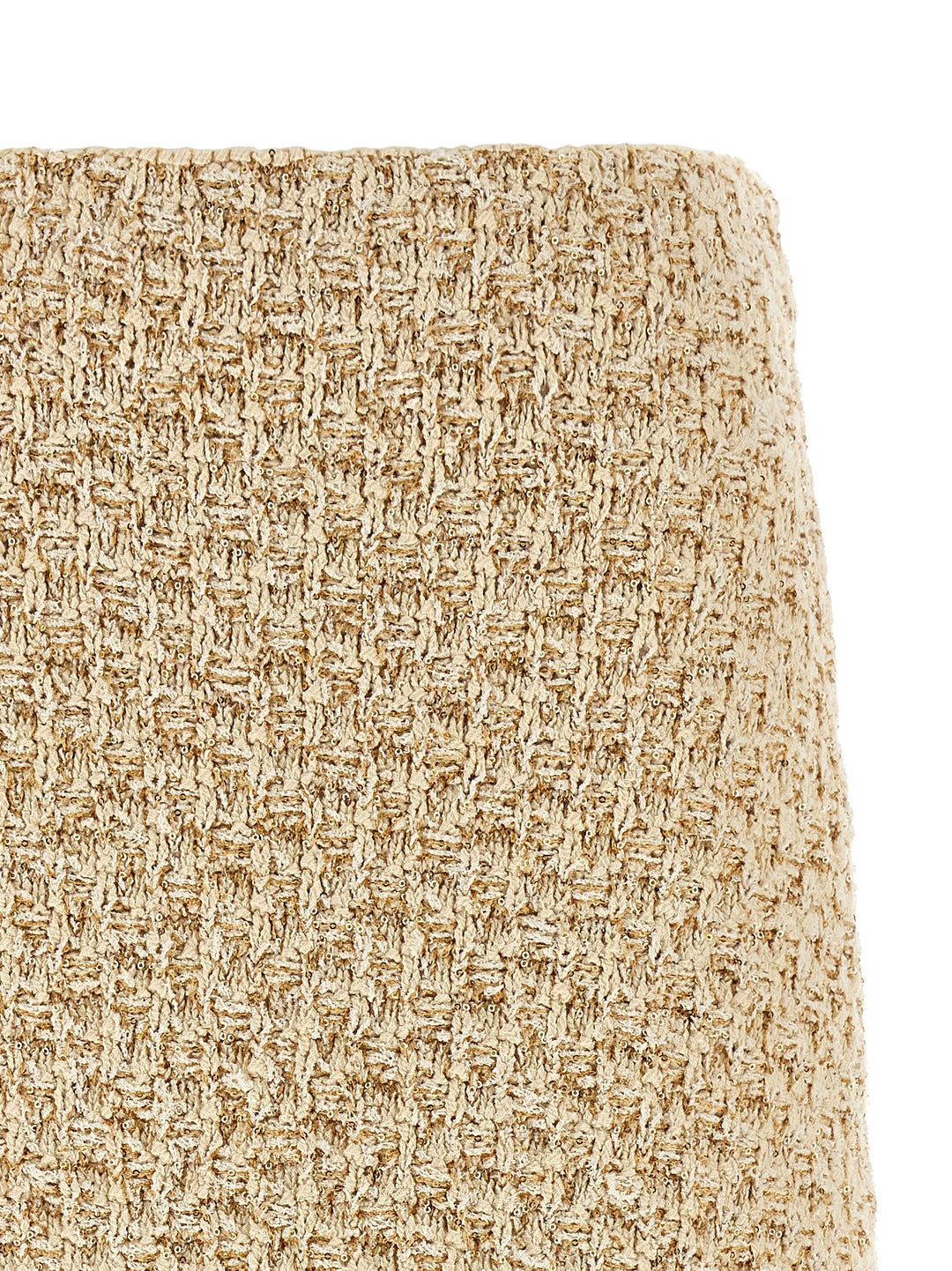 Fabiana Filippi Denim-Effect Tweed Skirt Skirts - Gold | 45a11007e797c4417737ca7eafa60c532d29de1b