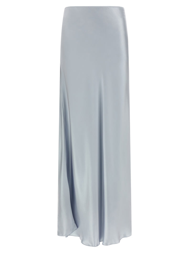 Fabiana Filippi Satin Skirt Skirts - Light Blue | 69d7ca70dc9ef370772c0c0e265d4a3da8e62cae