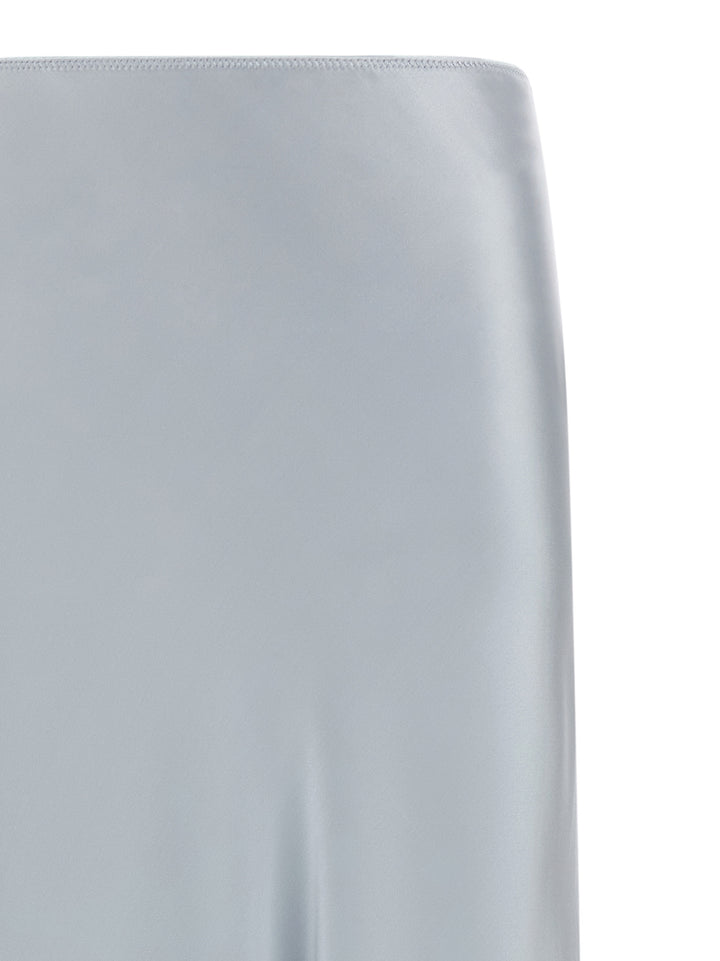 Fabiana Filippi Satin Skirt Skirts - Light Blue | 3ec74803ea4e408daacd4e271b01270b6bd977aa