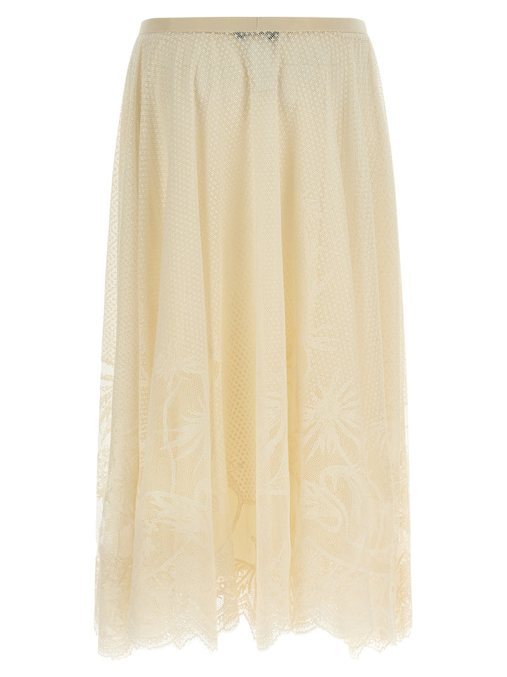 Fabiana Filippi Lace Skirt Skirts - Beige | c3ef24a0e4a4bb4e4c5209b2da6173284f36481e