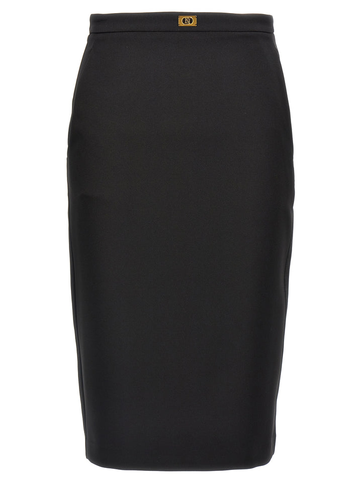 Longuette Skirt Skirts Black