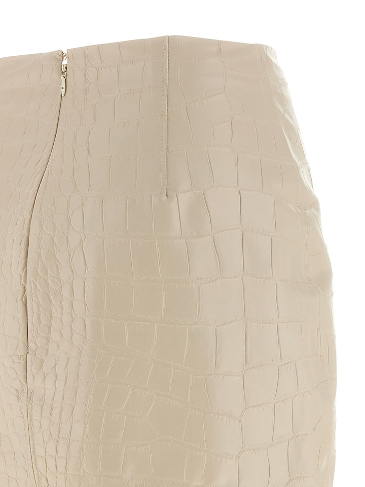Elisabetta Franchi Longuette Skirt Skirts - White | 3550f48a4562dafb3acad7c126949aa1e897db05