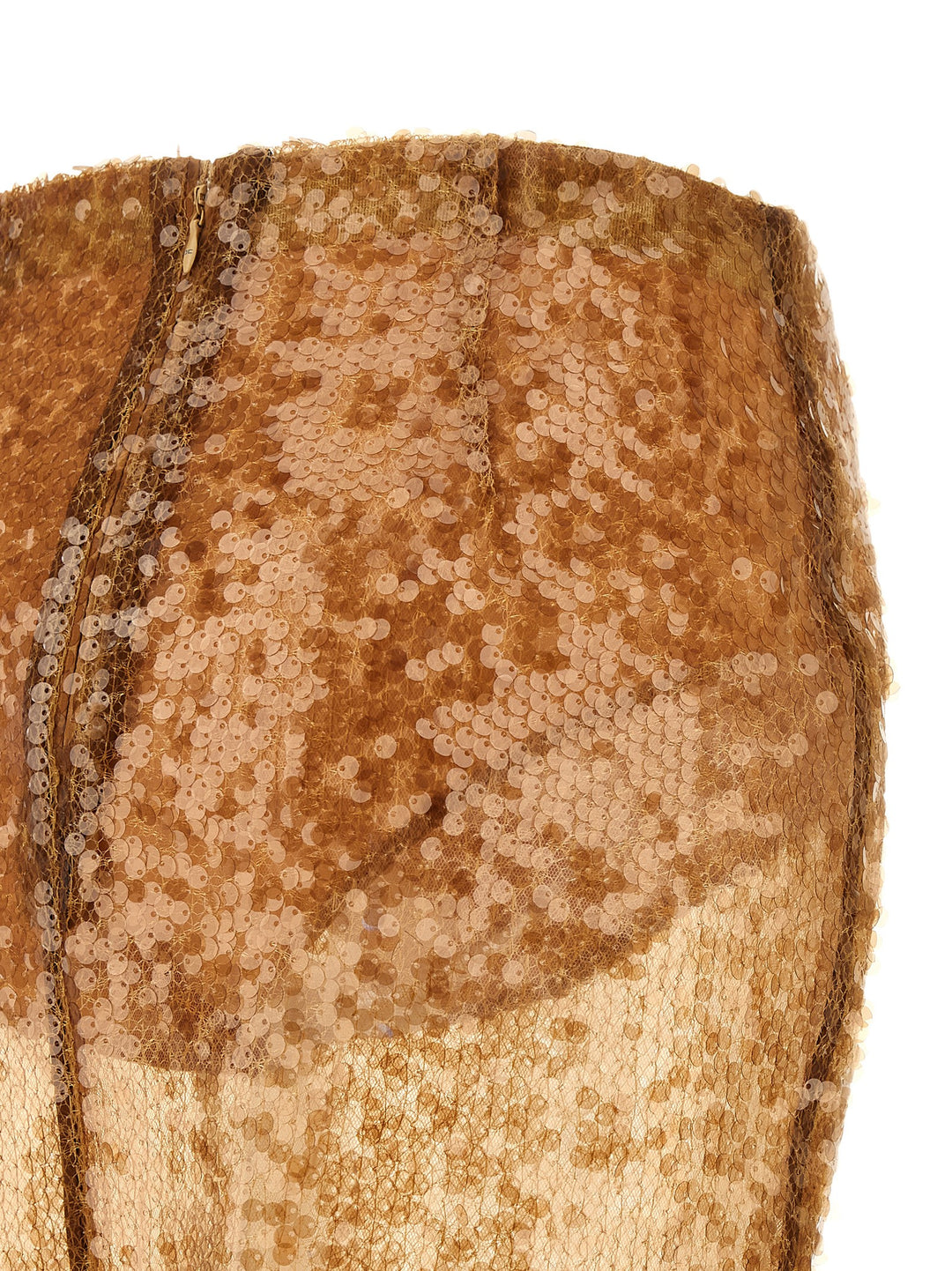 Elisabetta Franchi Sequin Skirt Skirts - Beige | a5e921c3311eff23e23af2d09e3826c308aa875f