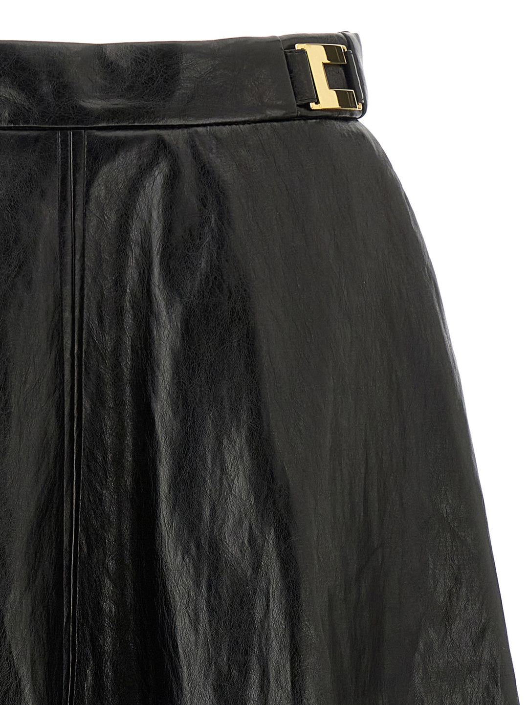 Elisabetta Franchi Craquelé Skirt Skirts - Black | e7477f60b83c7e34b8d2cf817ec6b67be2a9e252