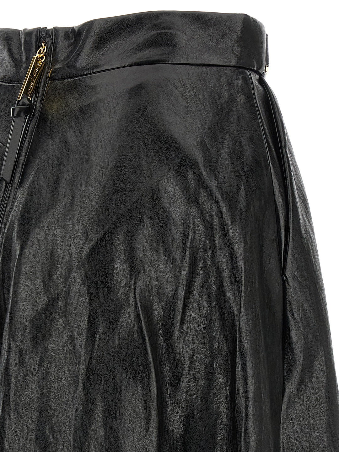 Elisabetta Franchi Craquelé Skirt Skirts - Black | 4f93989543ba8b5f718545a1771c96d277b66484