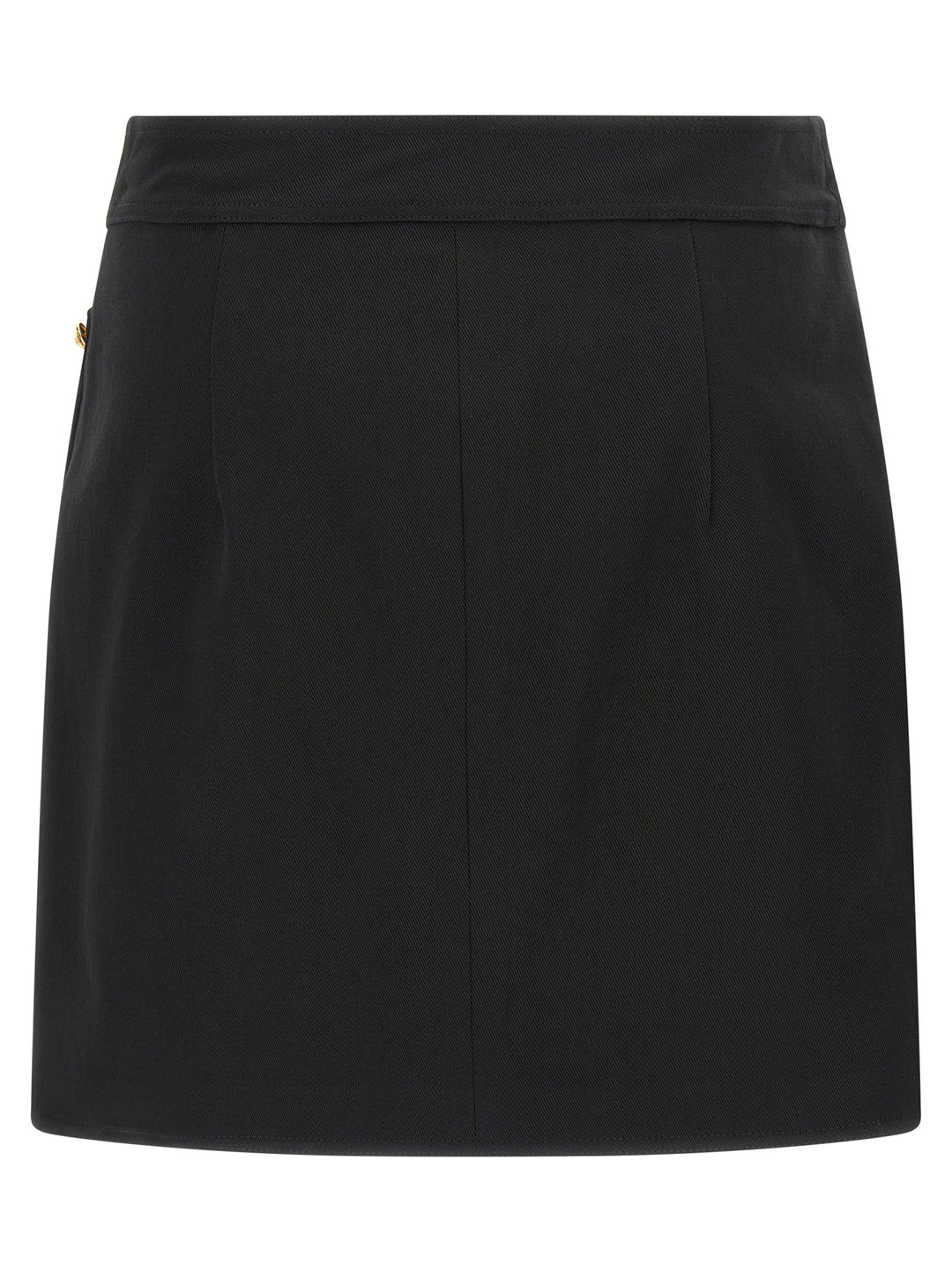 Elisabetta Franchi Jewel Button Skirt Skirts - Black | 222ab3a96f43beda0483a27ebeebd45ad451e1e2