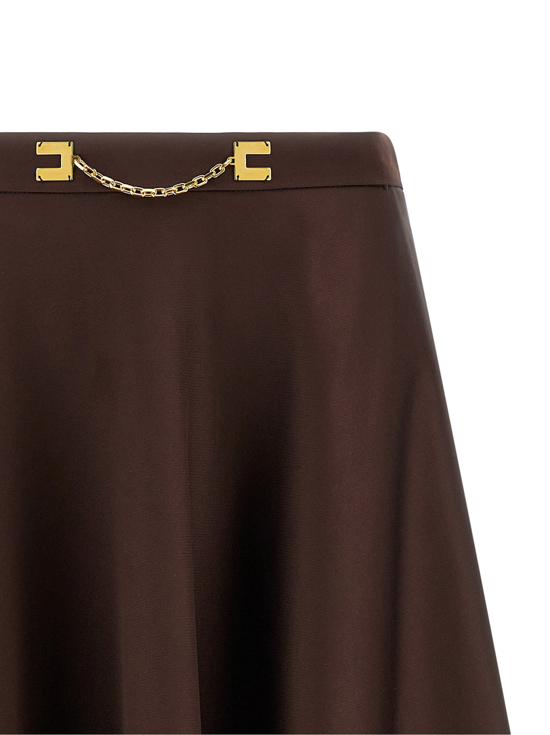 Elisabetta Franchi Duchesse Skirt Skirts - Brown | 8be29a9193e6d369561a2be5058ddf5b060c7a17
