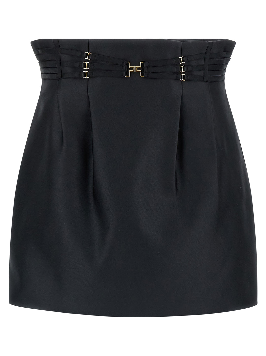 Elisabetta Franchi Mini Strap Skirt Skirts - Black | 0178bccb0ee469a96bc8b5f79b1241d4539b8fd3