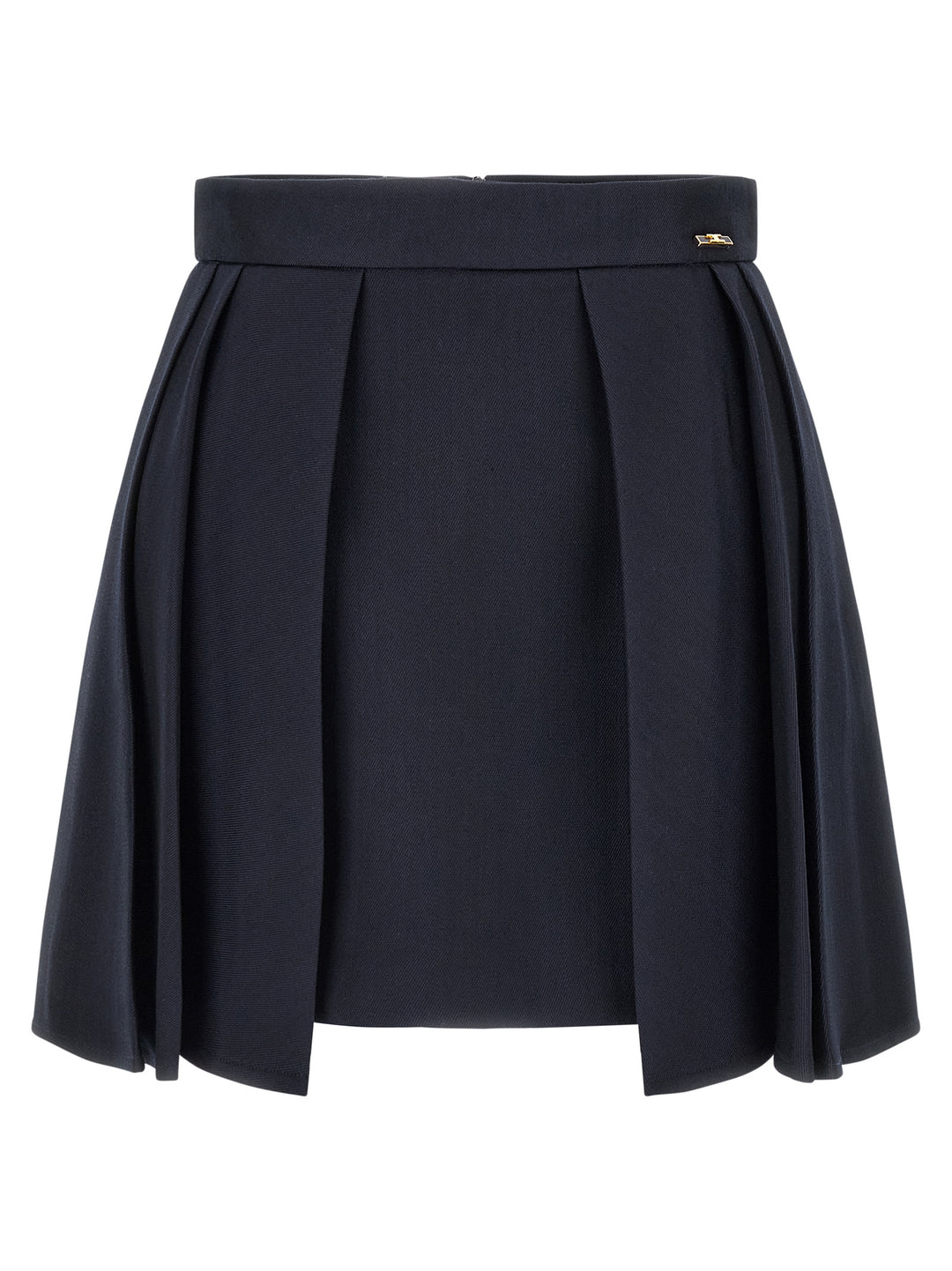 Elisabetta Franchi Fresh Wool Skirt Skirts - Blue | 593c7ca14c7ddaac440ad46353a2e3500284aa0e