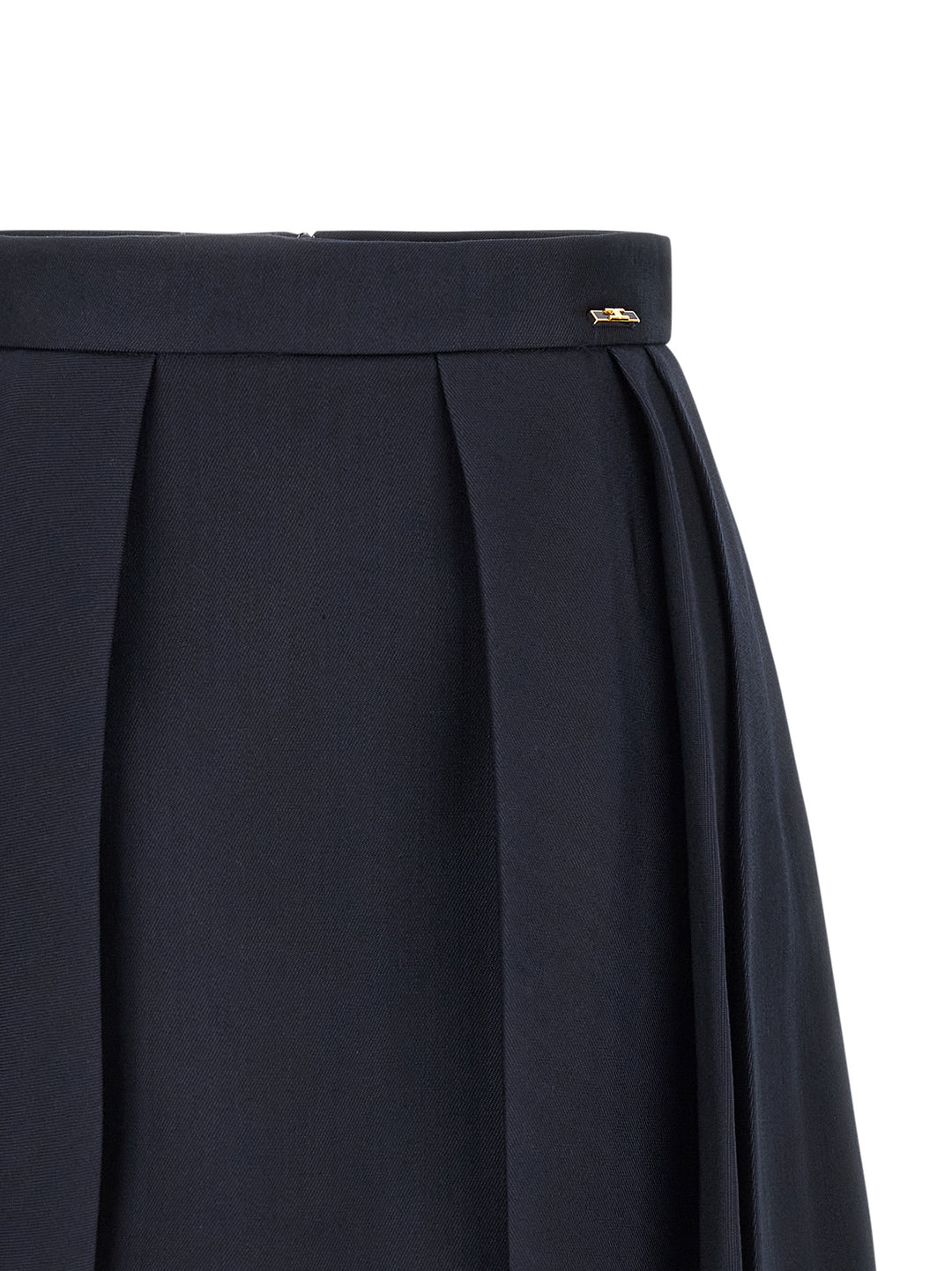 Elisabetta Franchi Fresh Wool Skirt Skirts - Blue | 713e2817ba917f1caf387878f0be6b438159e1a7