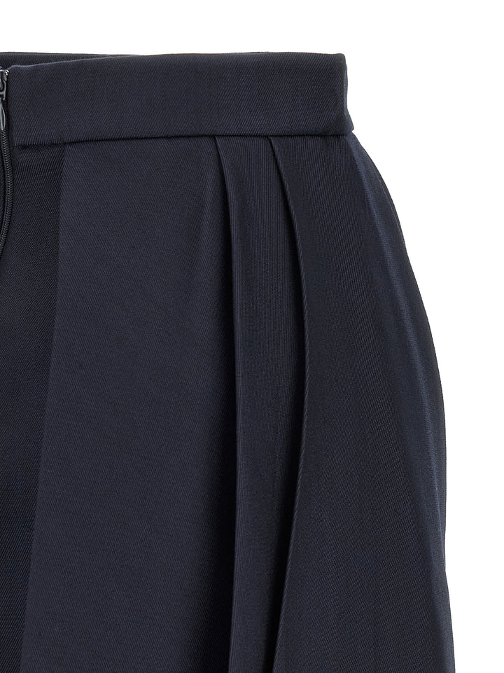Elisabetta Franchi Fresh Wool Skirt Skirts - Blue | d3097d6d0185f5937fd6ade3ff9de21ec86574d3