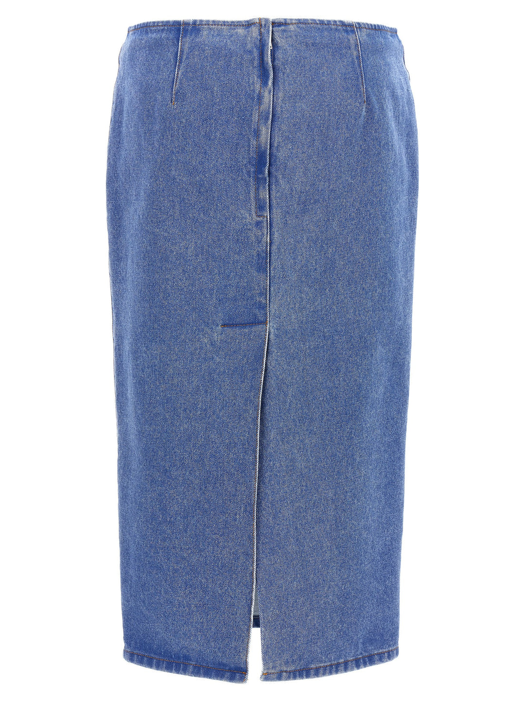 Bleached Coated Skirts Blue