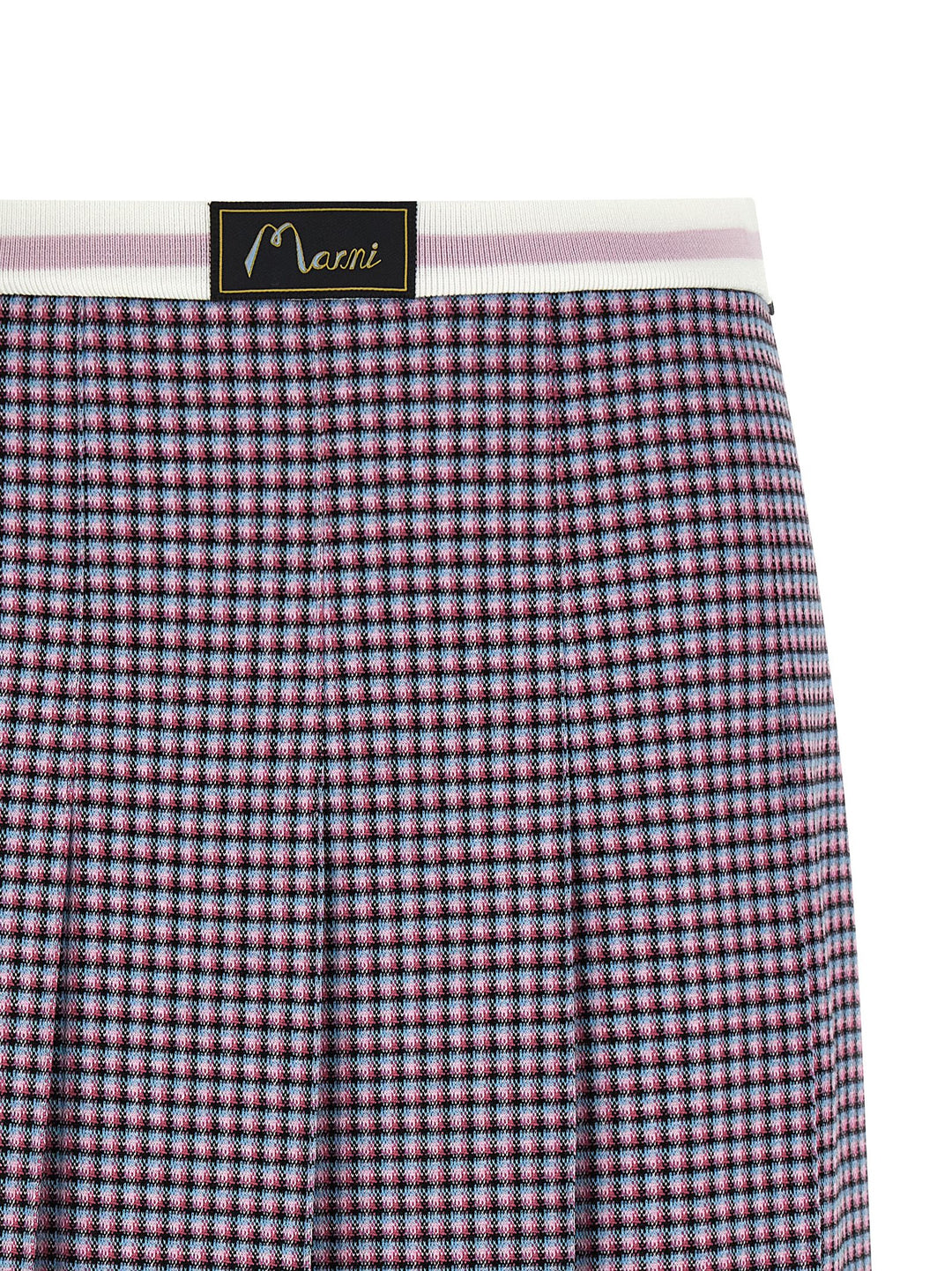 Marni Houndstooth Skirt Skirts - Purple | 7931f84e10ad5a12cdf2bd134d097b6412eecb8a