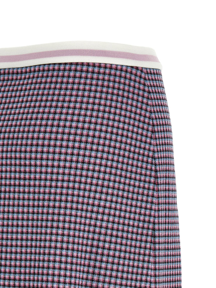 Marni Houndstooth Skirt Skirts - Purple | fb8bf047130a20f5c97df63d84b09a3de004a931