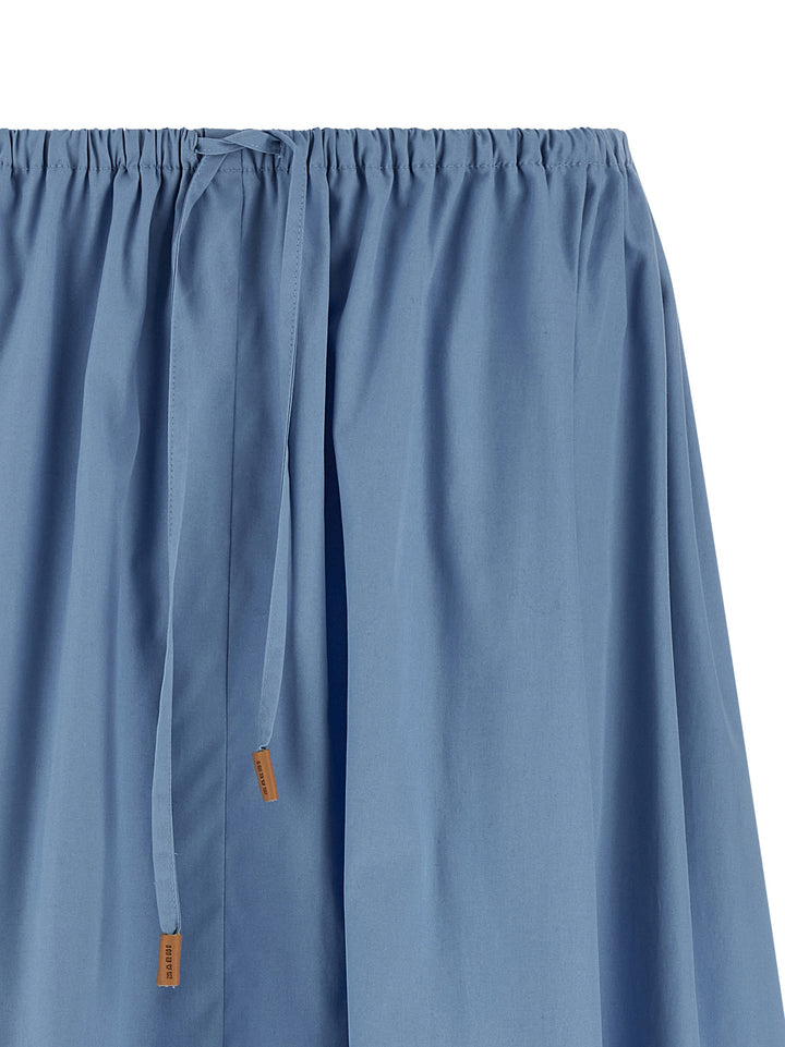 Marni Poplin Skirt Skirts - Light Blue | b25097b6936d52d3ec9cc041576264b996598368
