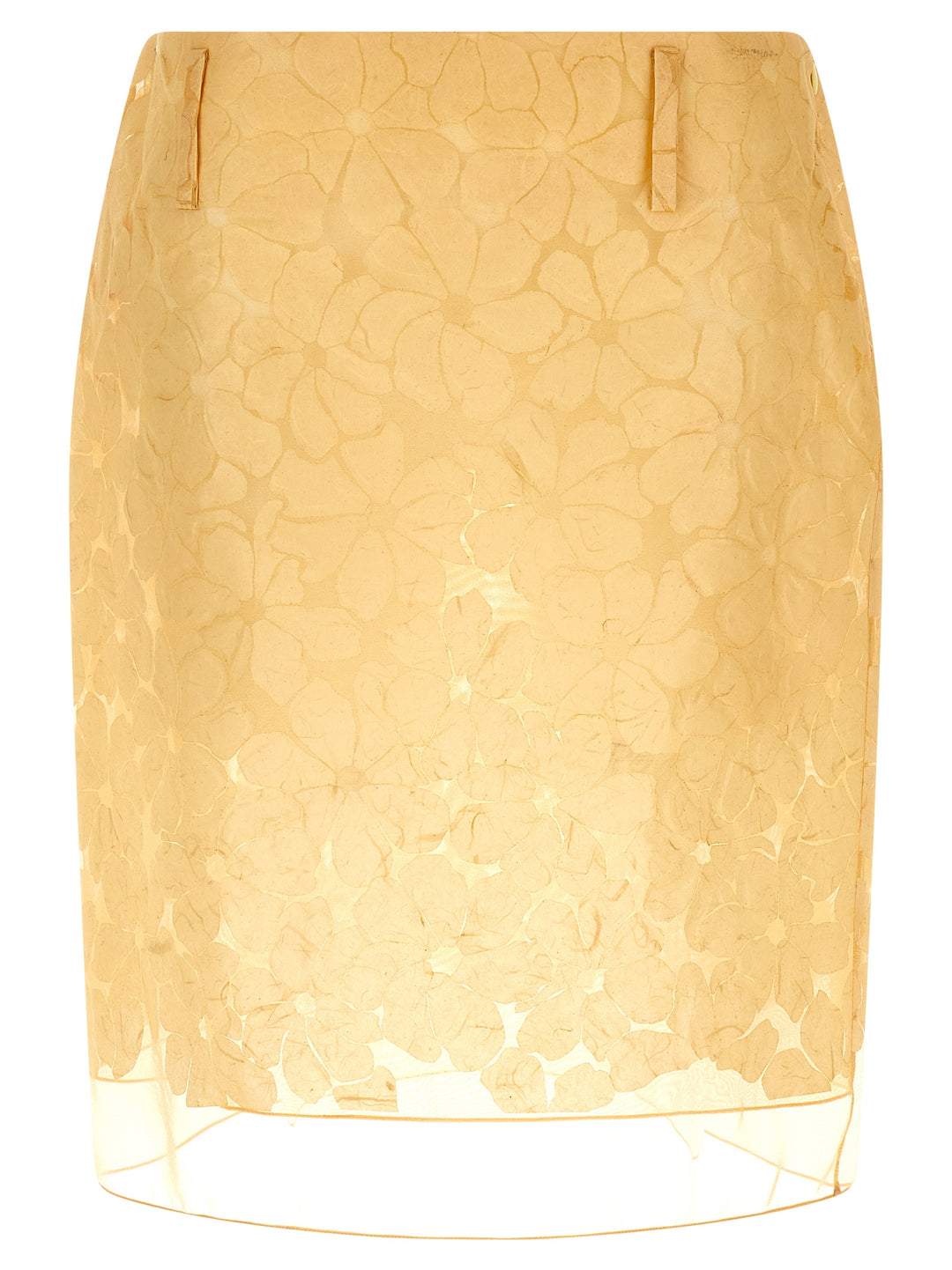 Marni Straight Skirt With Floral Pattern Skirts - Yellow | f8dae002037bd723f05000672ff81cce08d0e599