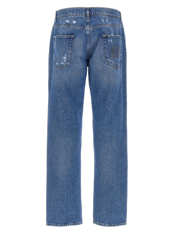 Destroyed Jeans Blue