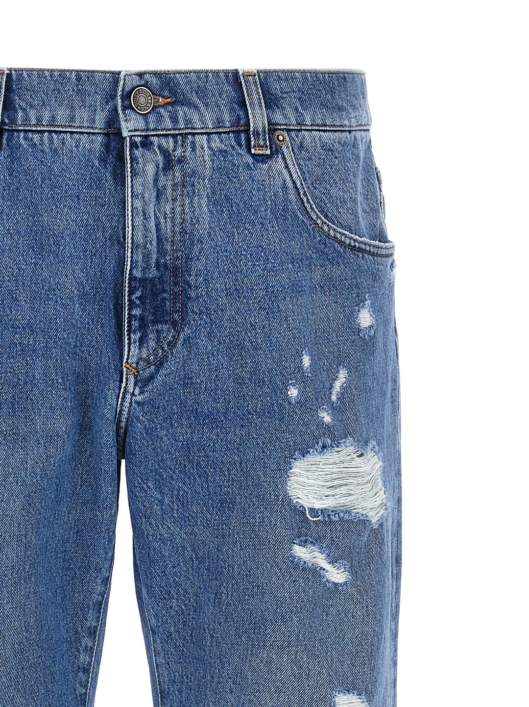 Destroyed Jeans Blue