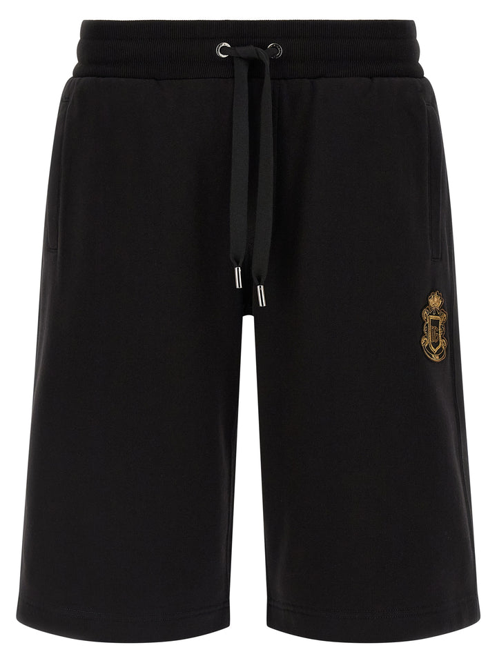 Dolce & Gabbana Coat Of Arms Bermuda Shorts Bermuda and Short - Black | 588f7973eac91849e67b22d86e41c1f35f281cc9