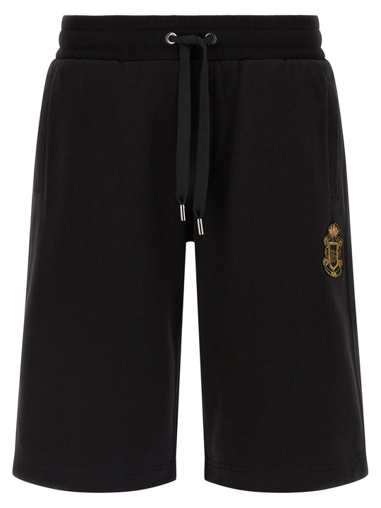 Coat Of Arms Bermuda Shorts Bermuda And Short Black