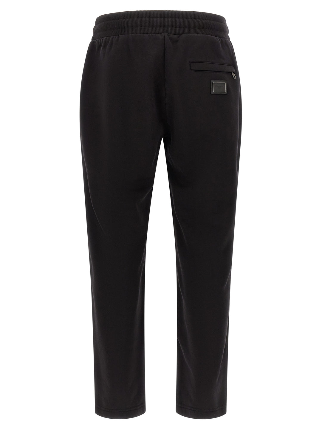 Dolce & Gabbana Logo Plaque Joggers Pants - Black | 29191ebcc599624455b92dfada563ceaac0d7f16