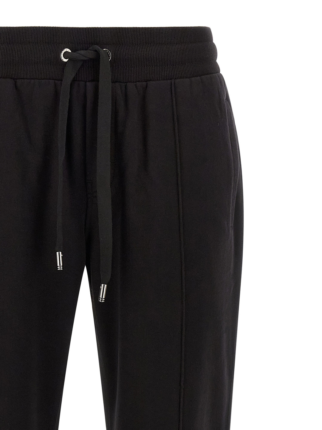 Dolce & Gabbana Logo Plaque Joggers Pants - Black | c5e3e7f22eed244e75c3eed024253fb403964d97