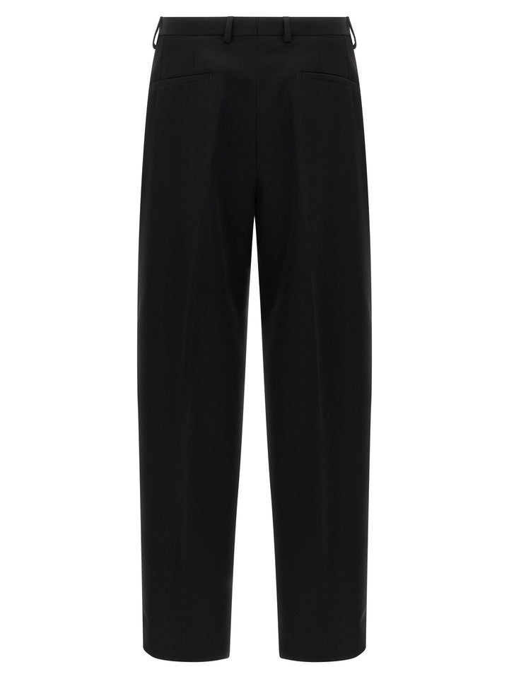 Dolce & Gabbana Satin Band Pants - Black | ad8ed68640ac0fc253039937633d53e00b6ca8ff