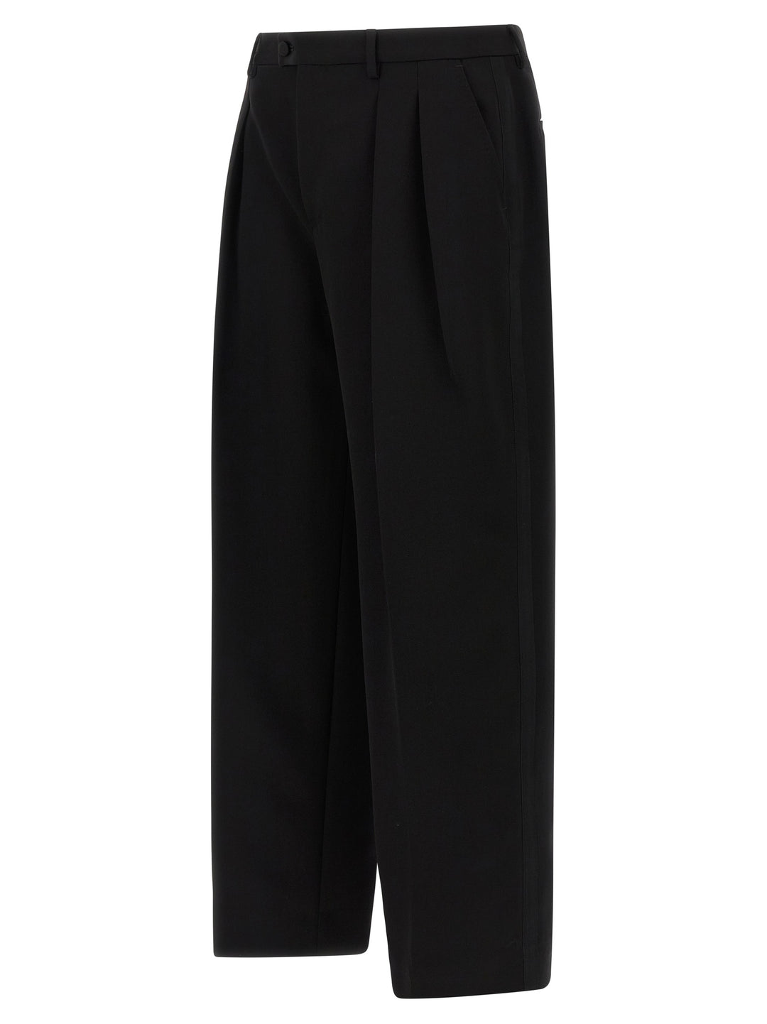 Dolce & Gabbana Satin Band Pants - Black | 956afe40bb5fdc702f9bab6139c89113be5120c9