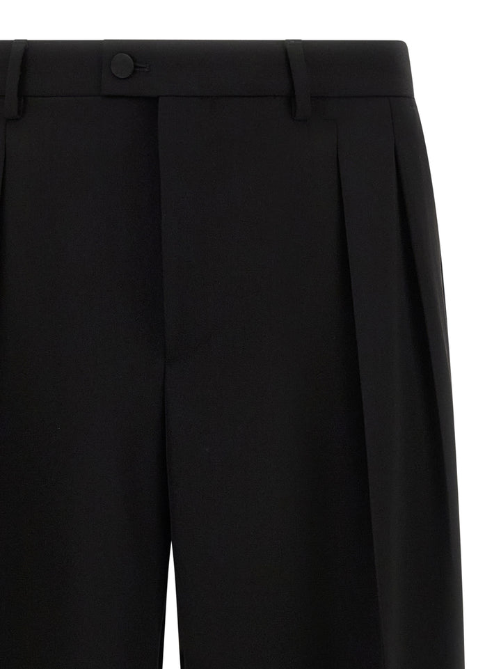Dolce & Gabbana Satin Band Pants - Black | cb2eb28fa5237205f1d167e864c8ac1f77b2c746