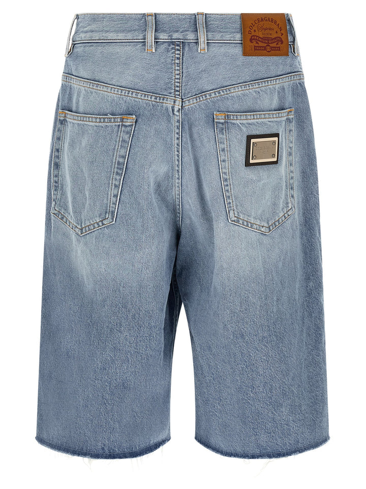 Dolce & Gabbana Denim Bermuda Shorts Bermuda and Short - Light Blue | a8951716b61263e3f601d2fa9d0d34fcc13ff2e7