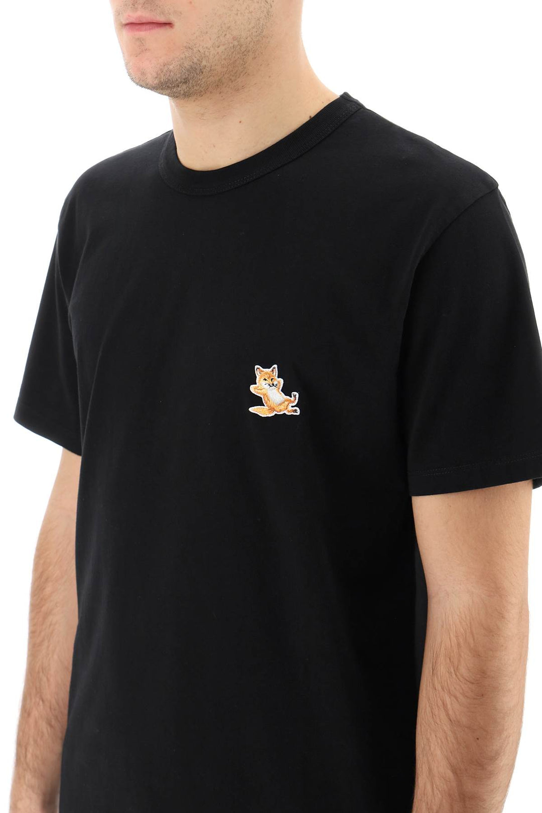 Chillax Fox Patch T Shirt