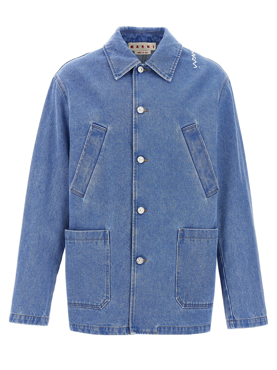 Denim Jacket Casual Jackets, Parka Blue