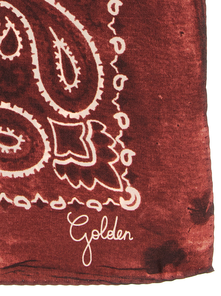 Golden Goose Paisley Scarf Scarves and Foulards - Bordeaux | 7d900862e4ea219191a5bfbd0e13353c368e7fa9