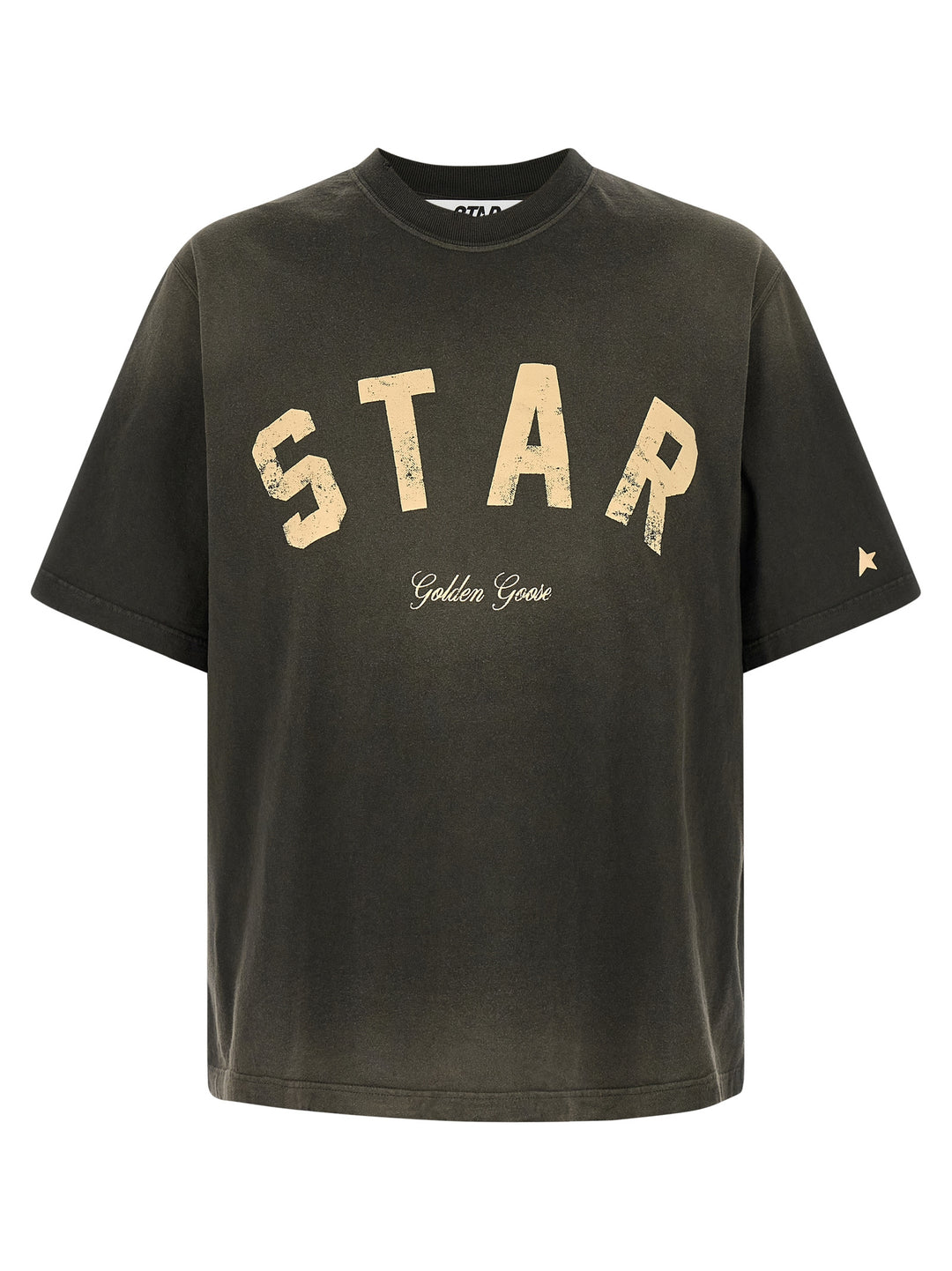 Golden Goose Logo T-shirt - Gray | 0f260a96f1875f07ecb85b2390d5ac235792e155