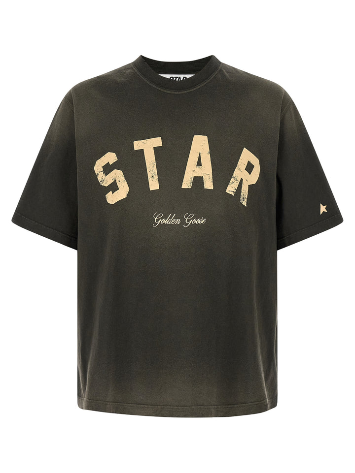 Golden Goose Logo T-shirt - Gray | 0f260a96f1875f07ecb85b2390d5ac235792e155