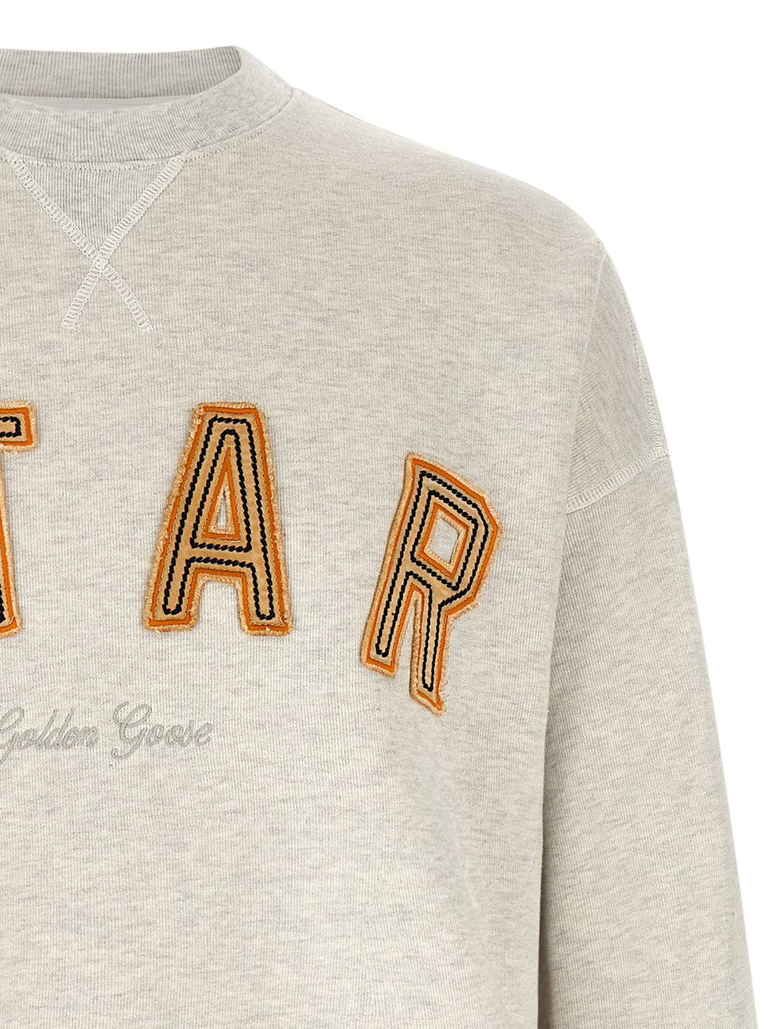 Golden Goose Patch Sweatshirt - Gray | 6a463b015b4a3f61a88c854332306b12d911b53b