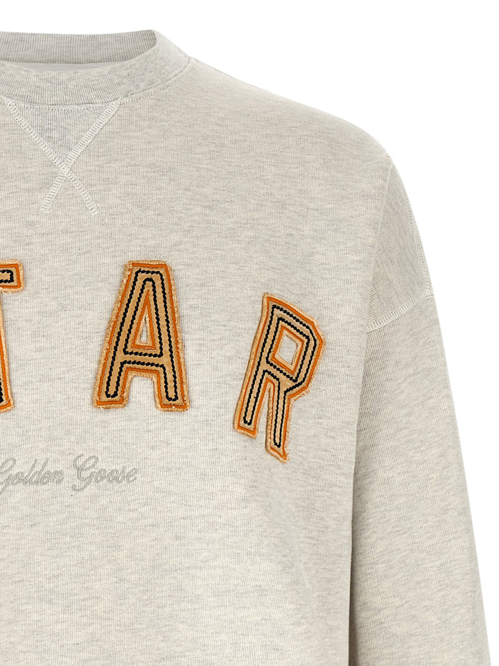 Golden Goose Patch Sweatshirt - Gray | 6a463b015b4a3f61a88c854332306b12d911b53b