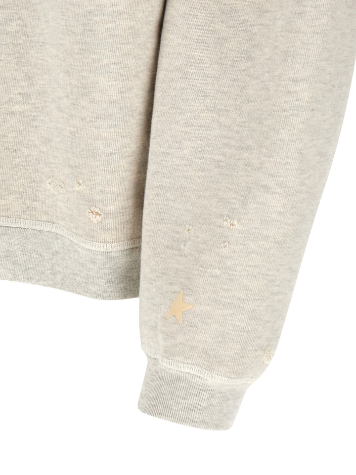 Golden Goose Patch Sweatshirt - Gray | 2042181b83b373b12275f3f5aaca294cc53e9ac1