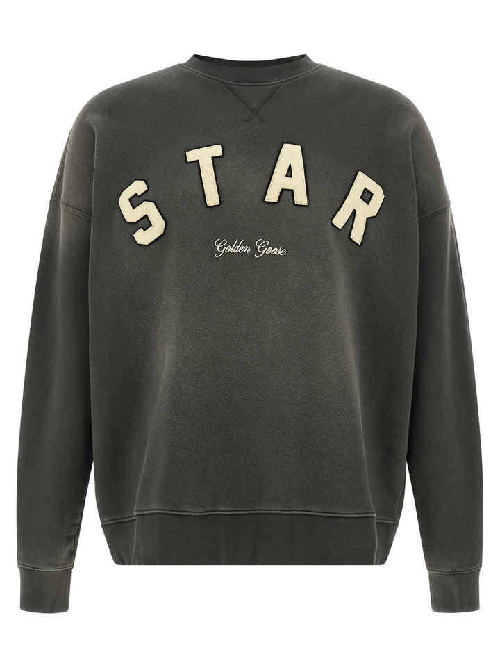 Golden Goose Star Sweatshirt - Gray | 172048e16925de28194b57a4d80214bd920f0761