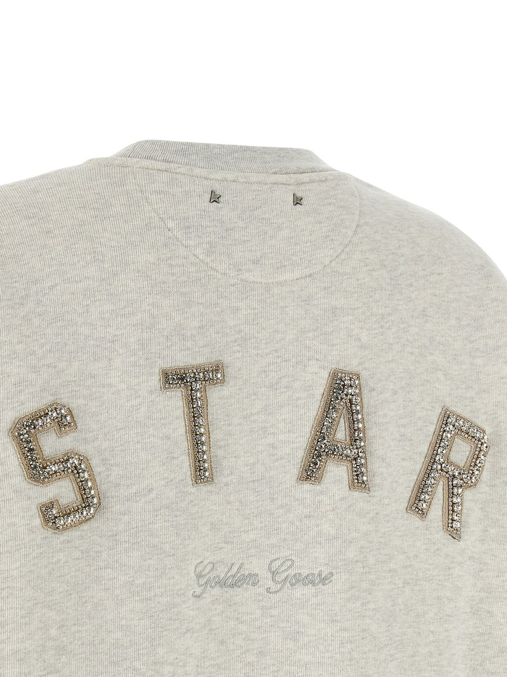 Golden Goose Star Sweatshirt - Gray | 35186a5870159653ed902c0122e1c7469da32a6e