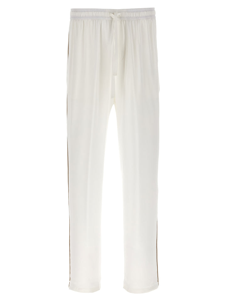 Silk Pants White