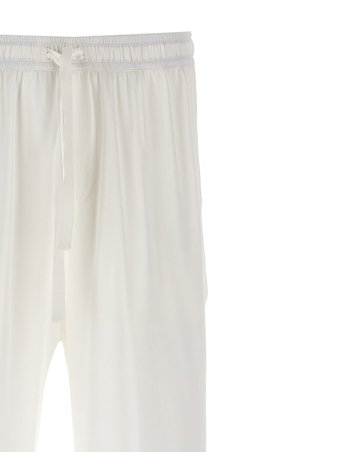 Silk Pants White