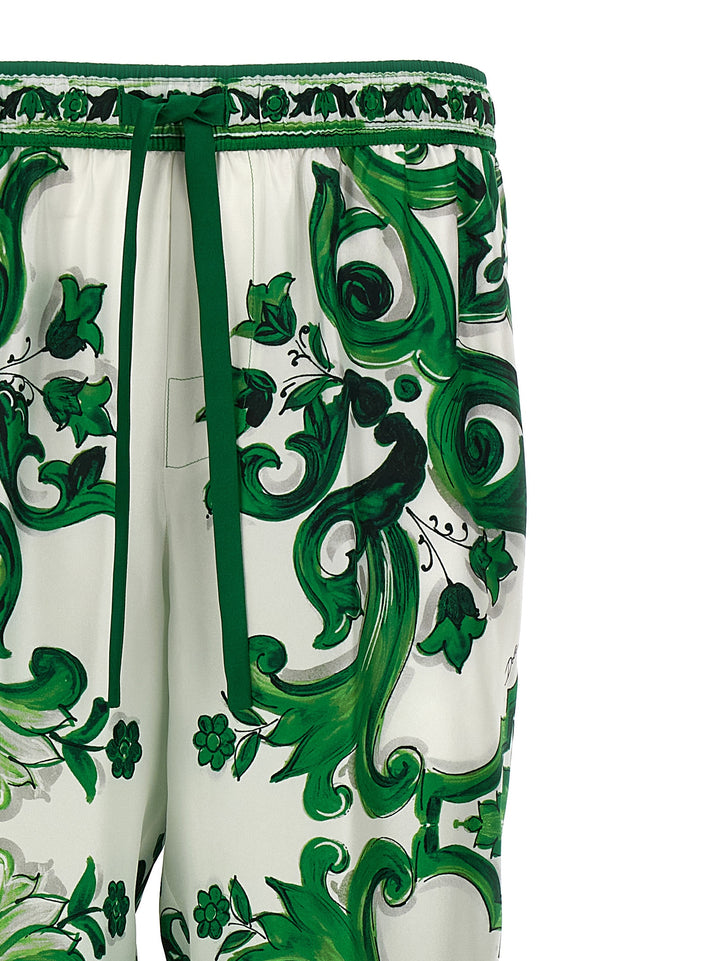 Maiolica Pants Green