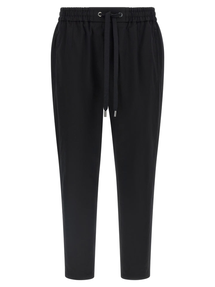 Dolce & Gabbana Logo Plaque Pants - Black | e0003a1308029bcdf9857af602cbed60725fe3c4