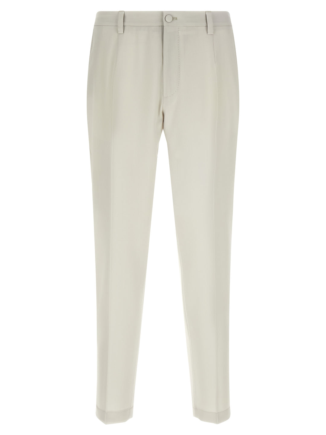 Dolce & Gabbana Poplin Wool Pants - Beige | c782b492426f1973b016cabb63d18764c509e247