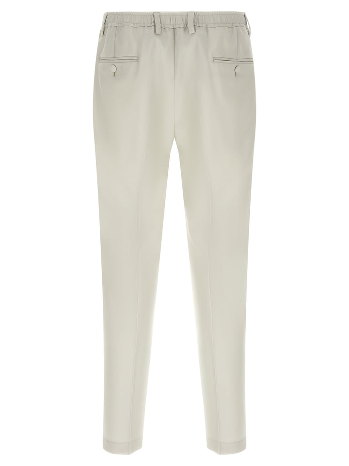 Dolce & Gabbana Poplin Wool Pants - Beige | 4973c03dc93434cd8ab821a28851e154a7a3d38c