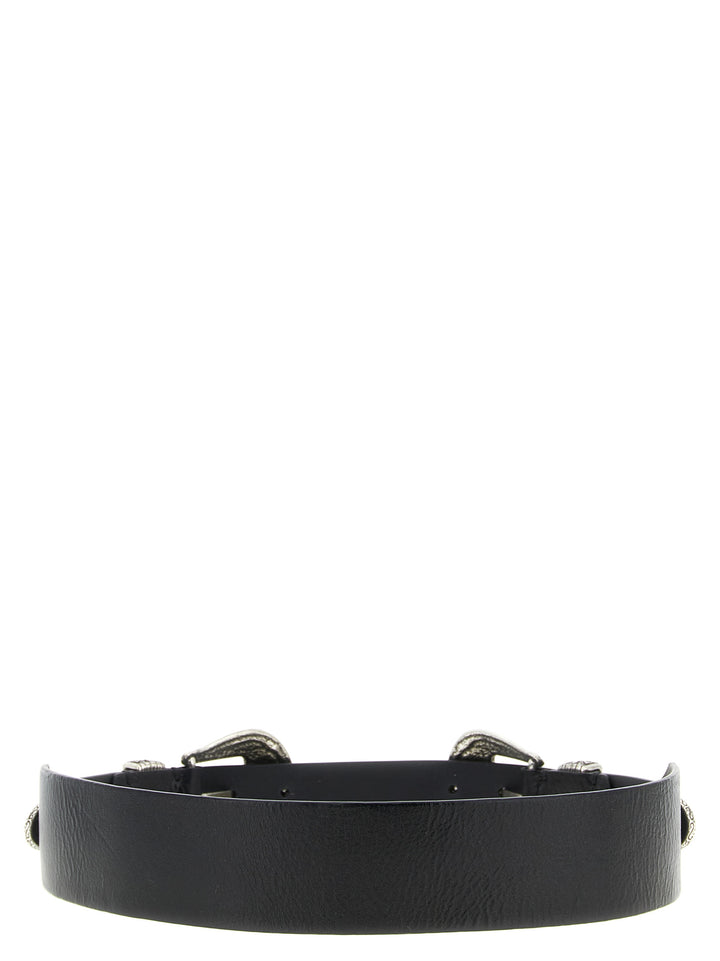 Golden Goose Double Buckle Belts - Black | 1a356978c6f61f28c866bb4aca54ec9dbed7cf9e